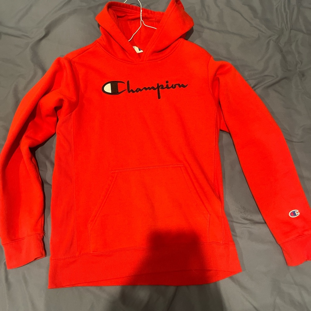 Champion Red and Blue Sweatshirts